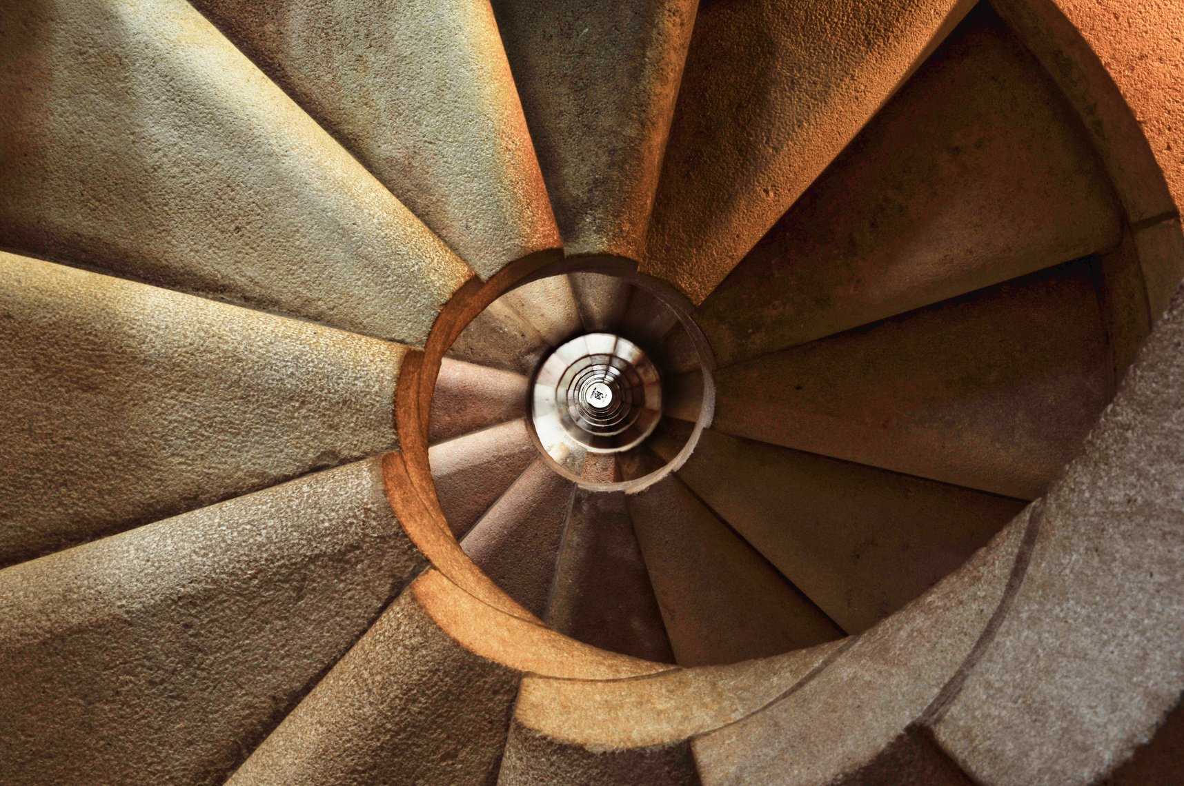 Winding Indoor Staircase